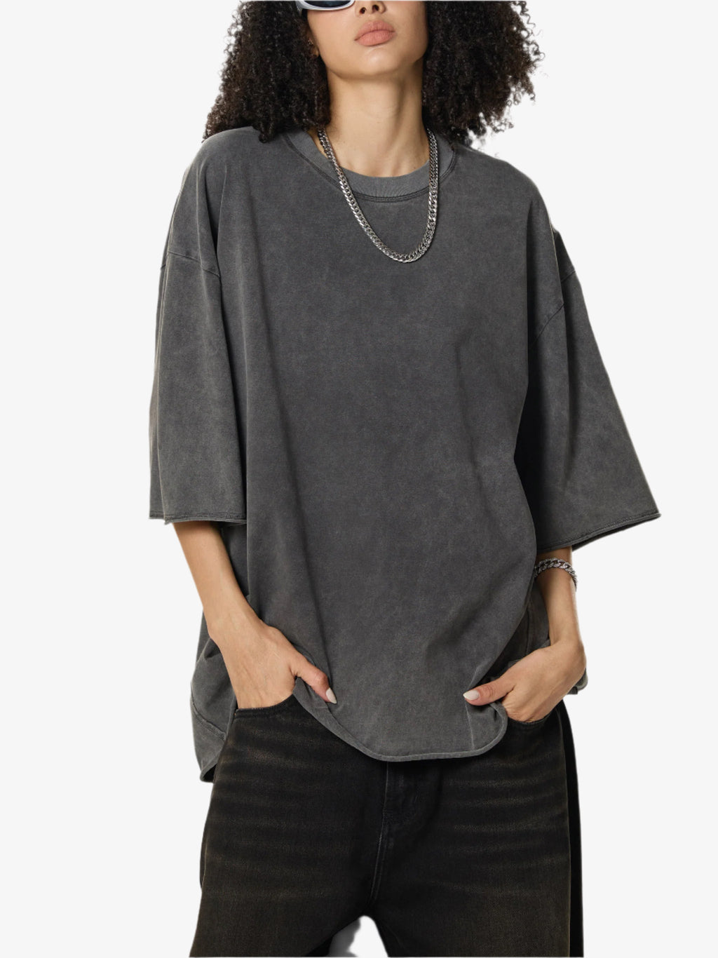 IREP Stealth Wealth Raw Edge Snow Washed Boxy T-Shirt iRepBrand