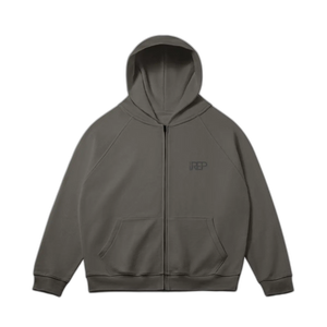 IREP Zip Hoodie - Charcoal Gray PODpartner 