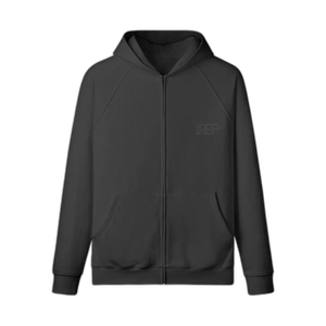 IREP Zip Hoodie - Black PODpartner 