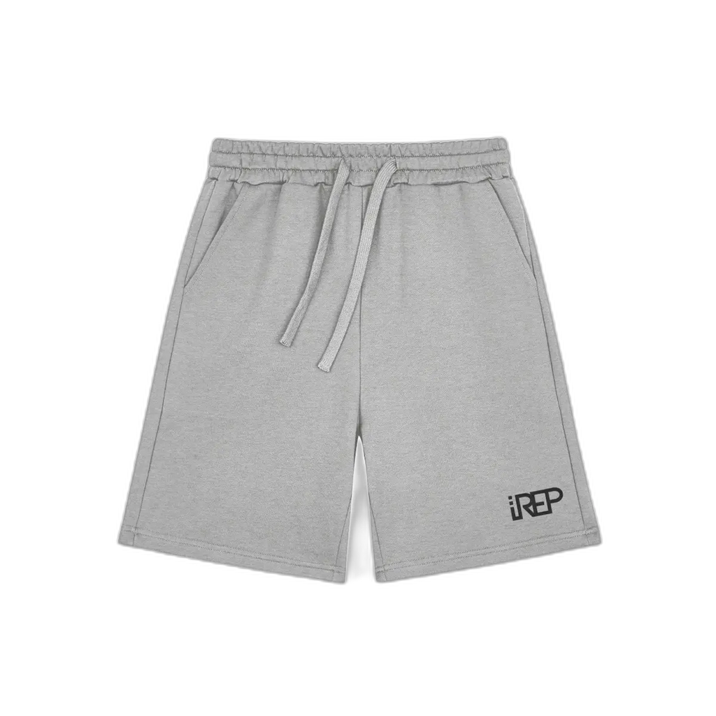 IREP Classic Sweat Shorts - Gray/Black PODpartner 