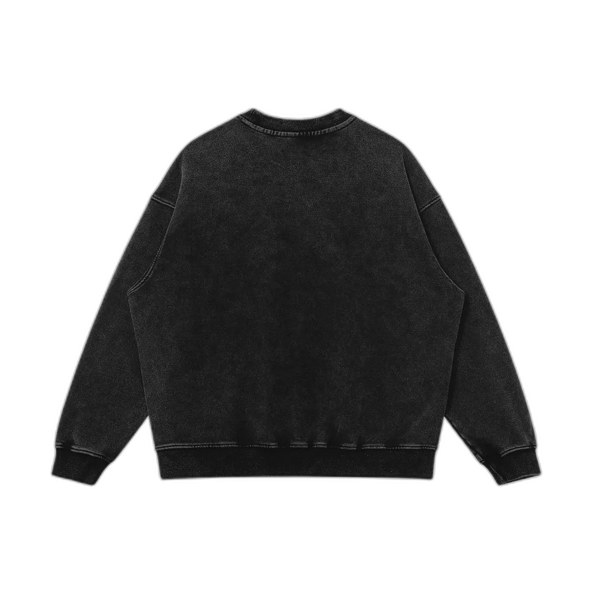 IREP Super Heavyweight Oversized Sweatshirt - Faded Black PODpartner 