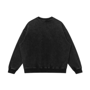 IREP Super Heavyweight Oversized Sweatshirt - Faded Black PODpartner 