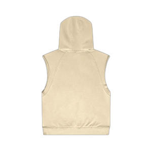 IREP Oversized Washed Sleeveless Hoodie - Pastel Gray PODpartner 