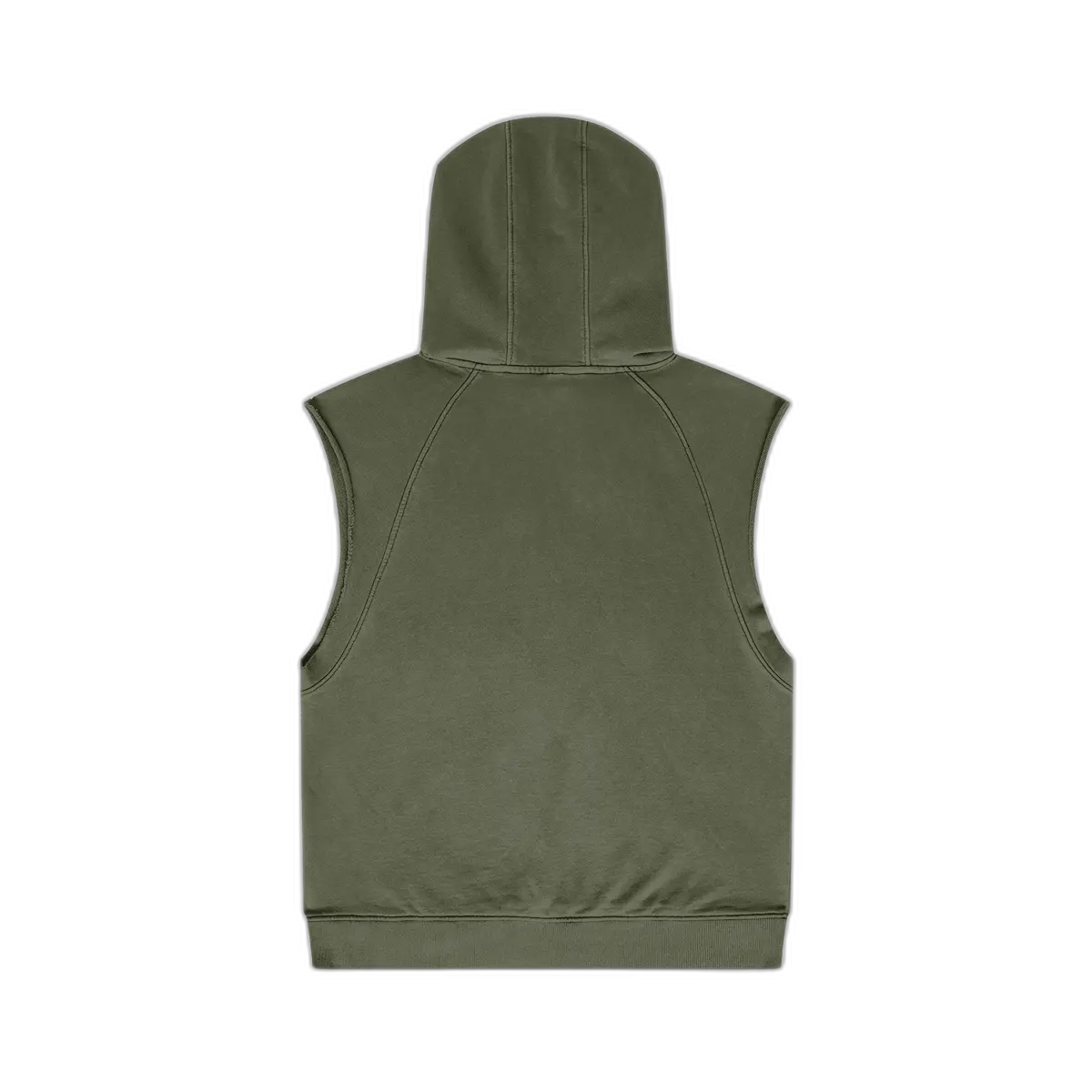 IREP Oversized Washed Sleeveless Hoodie - Rifle Green PODpartner 