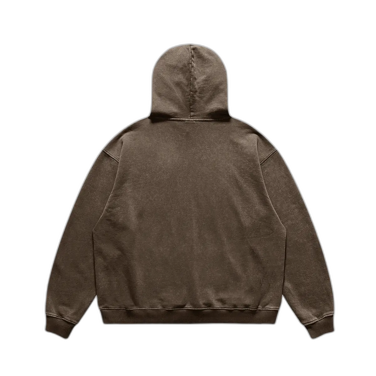 IREP Super Heavyweight Oversized Faded Hoodie - Brown PODpartner 