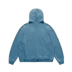 IREP Super Heavyweight Oversized Faded Hoodie - Shadow Blue PODpartner 