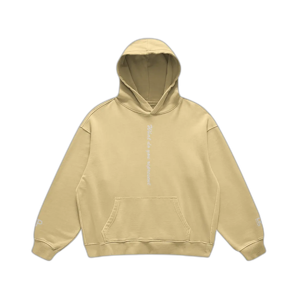 IREP Super Heavyweight Oversized Retro Hoodie - Desert Sand PODpartner 