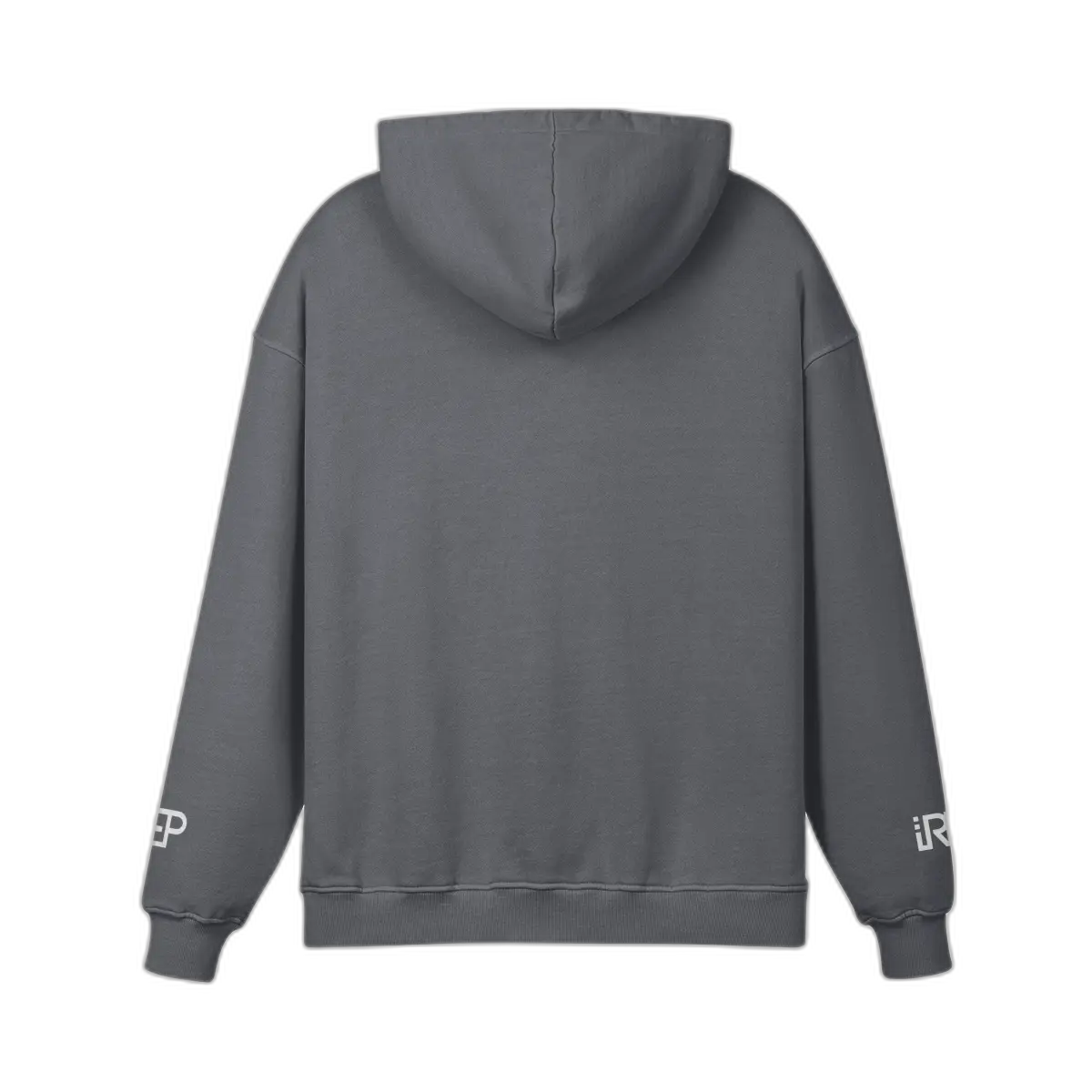 IREP Super Heavyweight Oversized Retro Hoodie - Carbon Gray PODpartner 