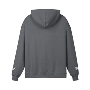 IREP Super Heavyweight Oversized Retro Hoodie - Carbon Gray PODpartner 