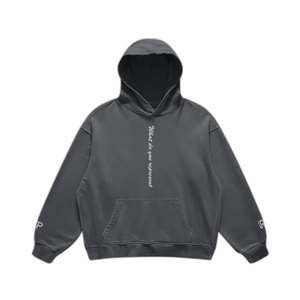 IREP Super Heavyweight Oversized Retro Hoodie - Carbon Gray PODpartner 