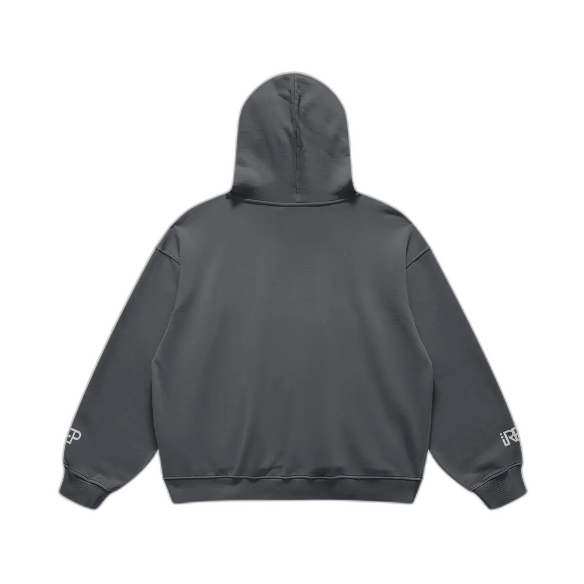 IREP Super Heavyweight Oversized Retro Hoodie - Carbon Gray PODpartner 