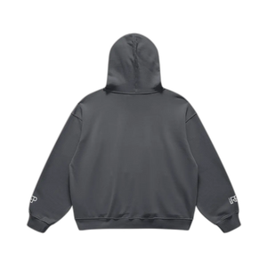 IREP Super Heavyweight Oversized Retro Hoodie - Carbon Gray PODpartner 