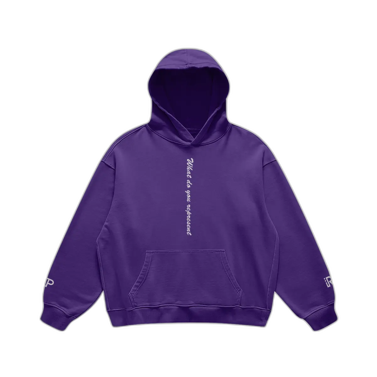 IREP Super Heavyweight Oversized Retro Hoodie - Purple Haze PODpartner 