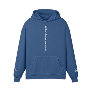 IREP Super Heavyweight Oversized Retro Hoodie - Kashmir Blue PODpartner 