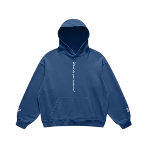 IREP Super Heavyweight Oversized Retro Hoodie - Kashmir Blue PODpartner 