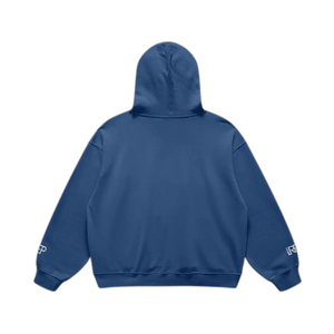 IREP Super Heavyweight Oversized Retro Hoodie - Kashmir Blue PODpartner 