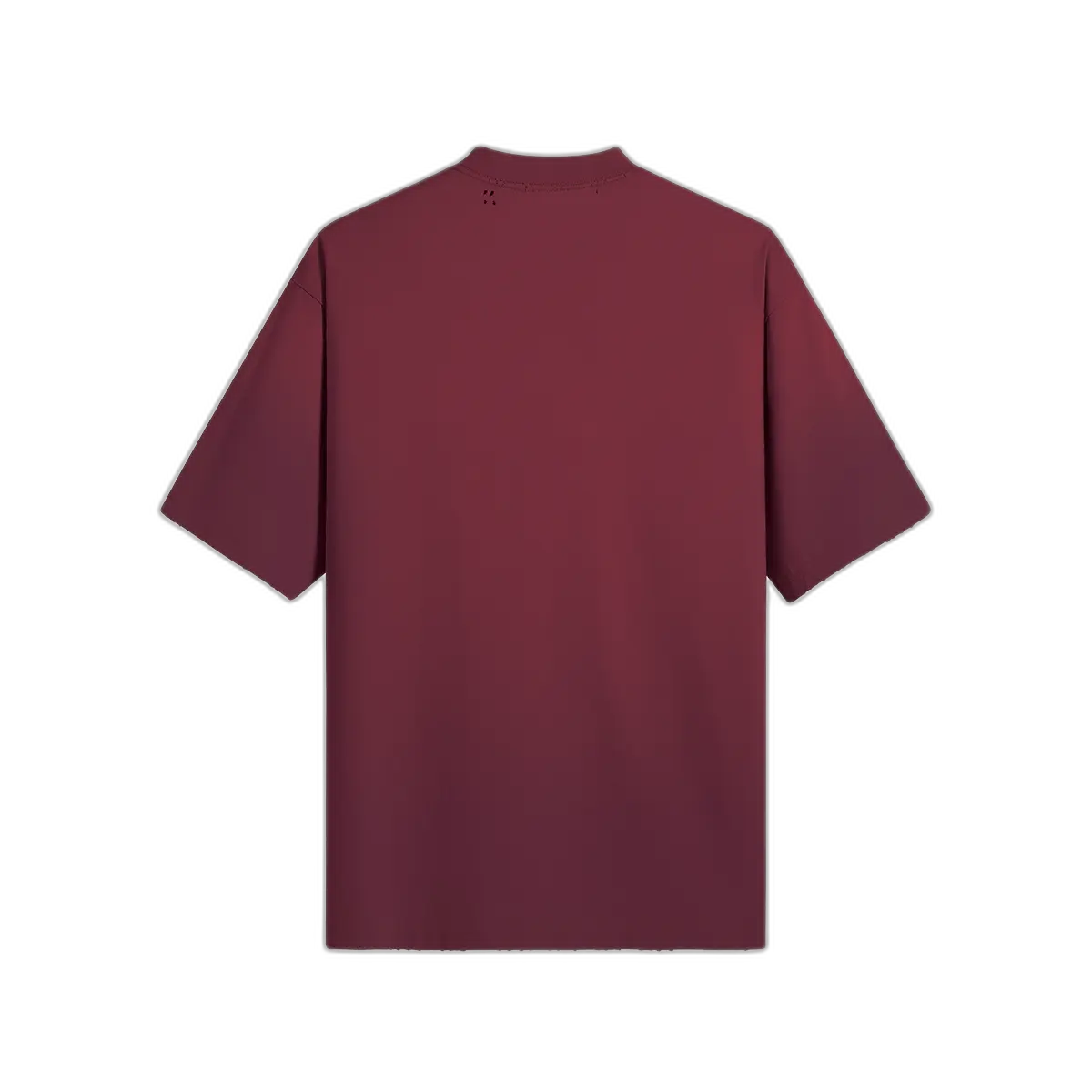 IREP Oversized Sun Faded Distressed T-Shirt - Burgundy PODpartner 