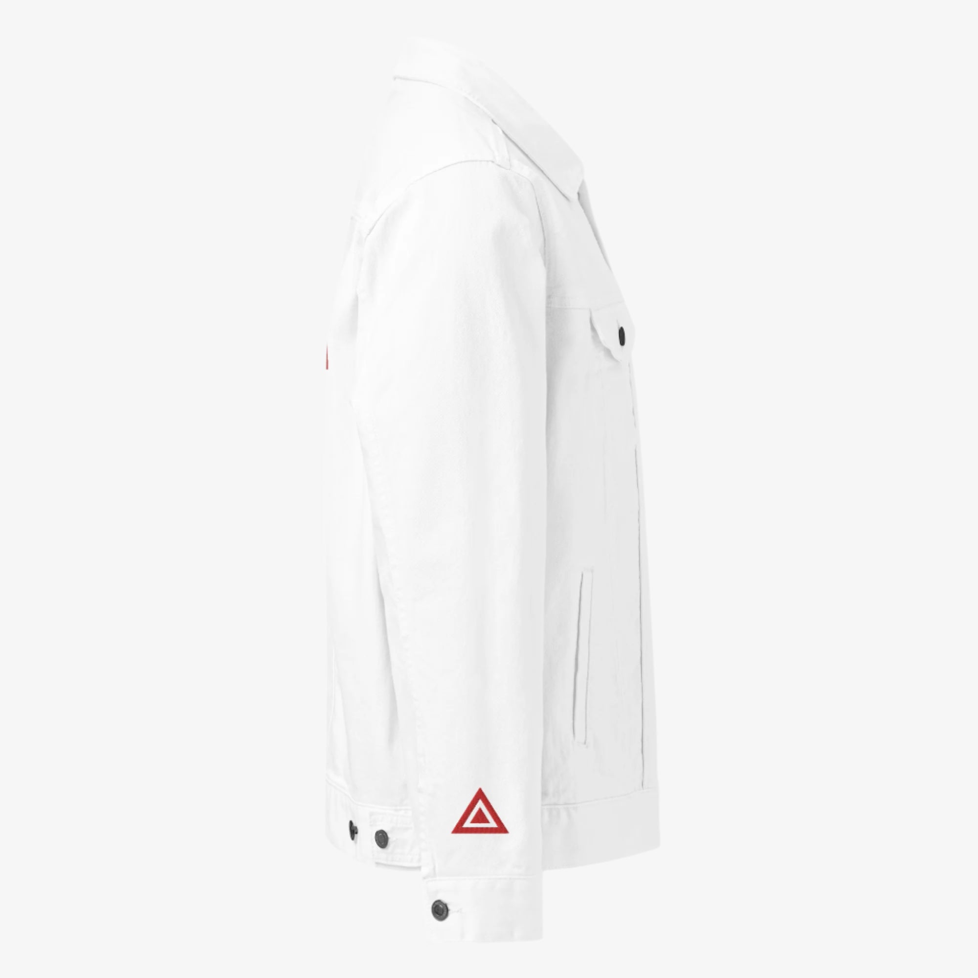 IREP Denim Jacket - White/Red