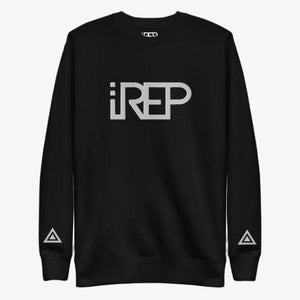 IREP Middle Large Logo Sweatshirt - Black/White - iRepBrand