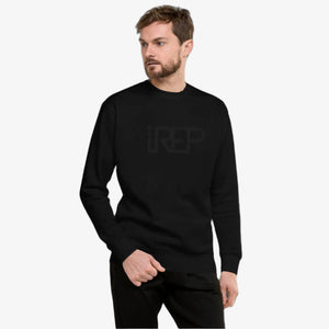 IREP Blackout Middle Large Logo Sweatshirt - iRepBrand