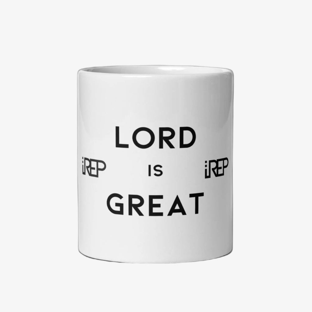 IREP LORD Is Great White Gloss Mug - iRepBrand