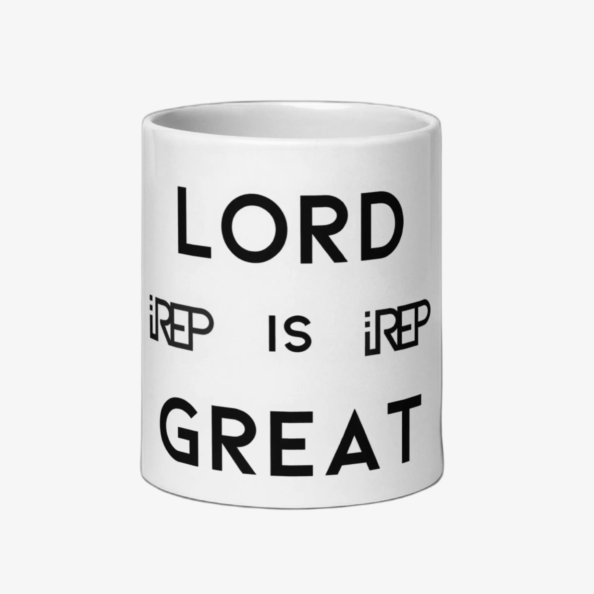 IREP LORD Is Great White Gloss Mug - iRepBrand